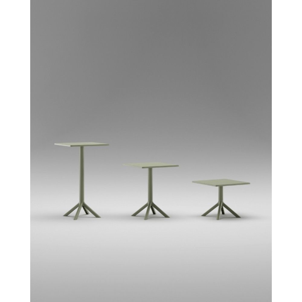 Τραπέζι Τετράγωνο Πολυπροπυλένιο 60×60×75cm TB017-75-BLC Μαύρο Τραπέζι Τετράγωνο Πολυπροπυλένιο 60×60×75cm TB017-75-BLC Μαύρο