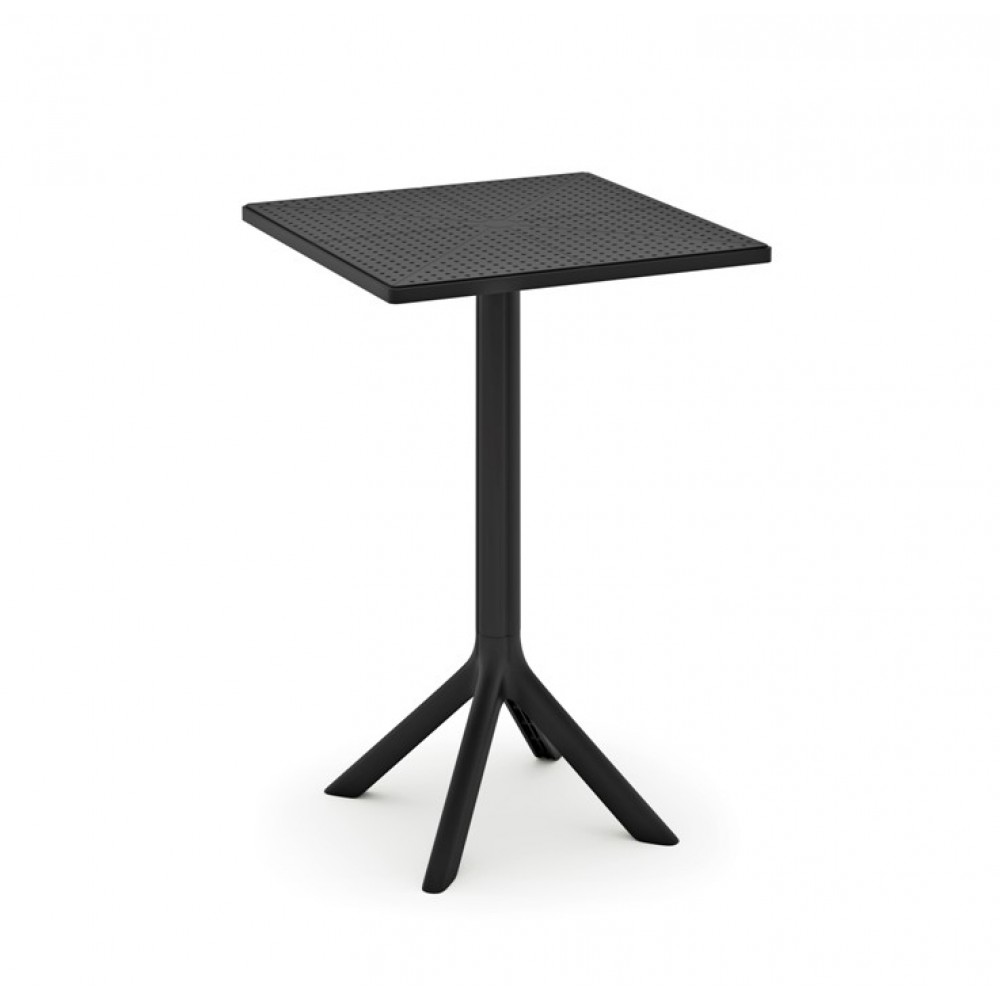 Τραπέζι Τετράγωνο Πολυπροπυλένιο 60×60×75cm TB017-75-BLC Μαύρο Τραπέζι Τετράγωνο Πολυπροπυλένιο 60×60×75cm TB017-75-BLC Μαύρο