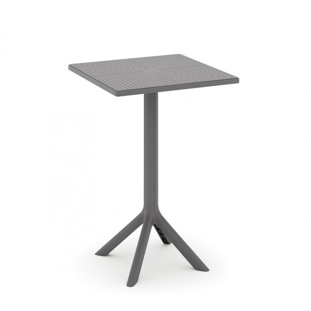 Τραπέζι Τετράγωνο Πολυπροπυλένιο 60×60×75cm TB017-75-GR Γκρί Τραπέζι Τετράγωνο Πολυπροπυλένιο 60×60×75cm TB017-75-GR Γκρί