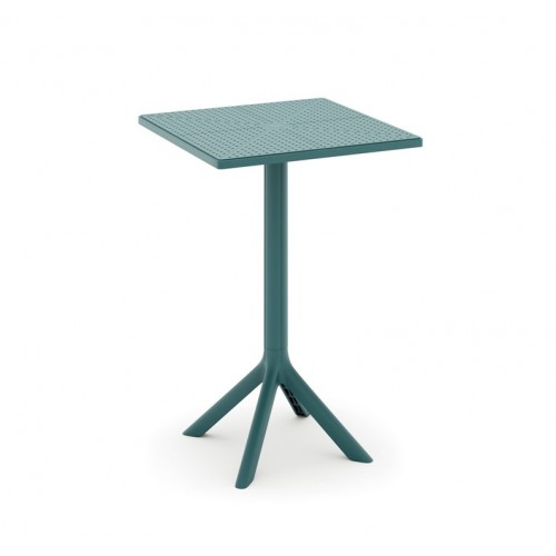 Τραπέζι Τετράγωνο Πολυπροπυλένιο 60×60×75cm TB017-75-GRN Πράσινο