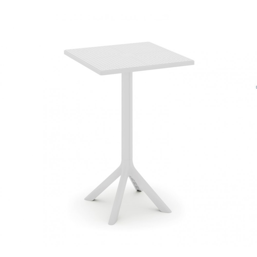 Τραπέζι Τετράγωνο Πολυπροπυλένιο 60×60×75cm TB017-75-WH Λευκό Τραπέζι Τετράγωνο Πολυπροπυλένιο 60×60×75cm TB017-75-WH Λευκό