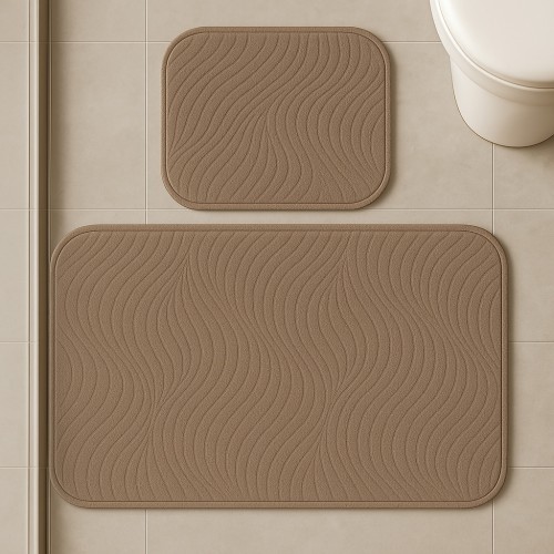 Σετ Πατάκι Μπάνιου Armada 2τμχ Βιζόν BM-05-VZ