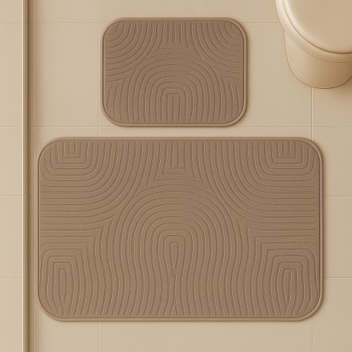 Σετ Πατάκι Μπάνιου Armada 2τμχ Βιζόν BM-07-VZ