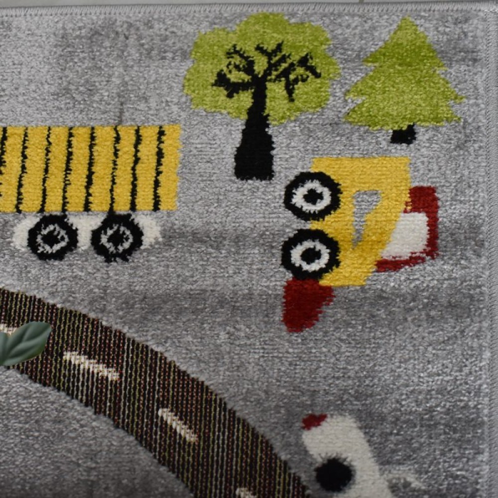 Παιδικό Χαλί-Πατάκι 3D FCity Adventure E188A 80X150cm - Γκρι Παιδικό Χαλί-Πατάκι 3D FCity Adventure E188A 80X150cm - Γκρι