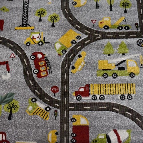 Παιδικό Χαλί-Πατάκι 3D FCity Adventure E188A 80X150cm - Γκρι Παιδικό Χαλί-Πατάκι 3D FCity Adventure E188A 80X150cm - Γκρι