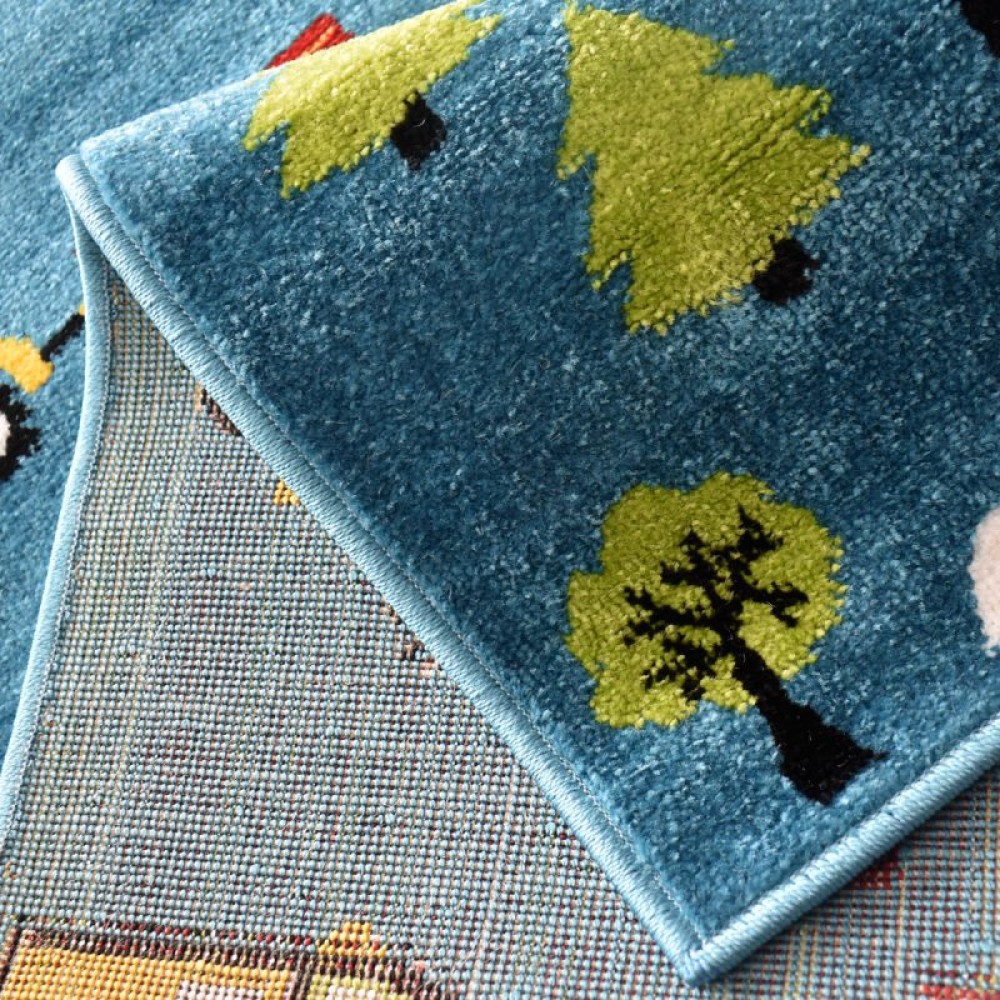 Παιδικό Χαλί-Πατάκι 3D FCity Adventure E188A 80X150cm - Μπλε Παιδικό Χαλί-Πατάκι 3D FCity Adventure E188A 80X150cm - Μπλε