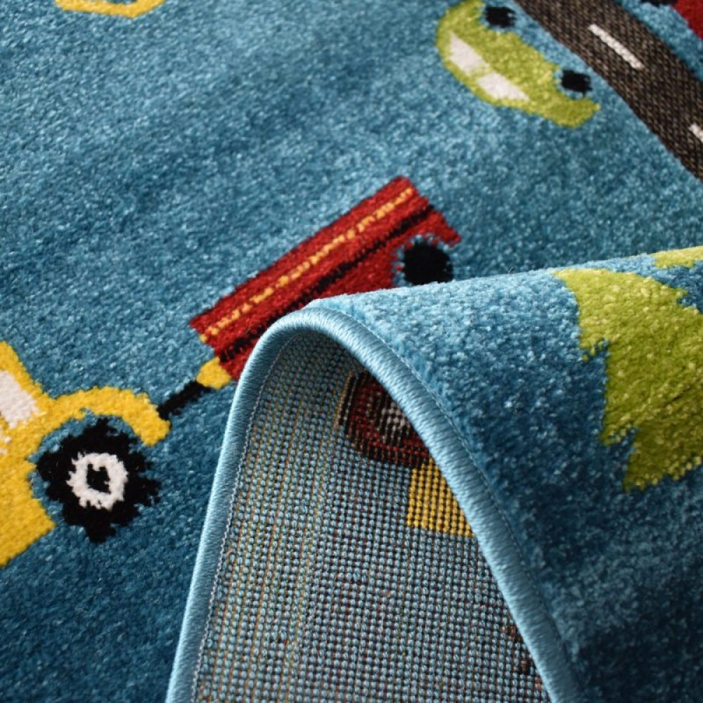 Παιδικό Χαλί-Πατάκι 3D FCity Adventure E188A 80X150cm - Μπλε Παιδικό Χαλί-Πατάκι 3D FCity Adventure E188A 80X150cm - Μπλε