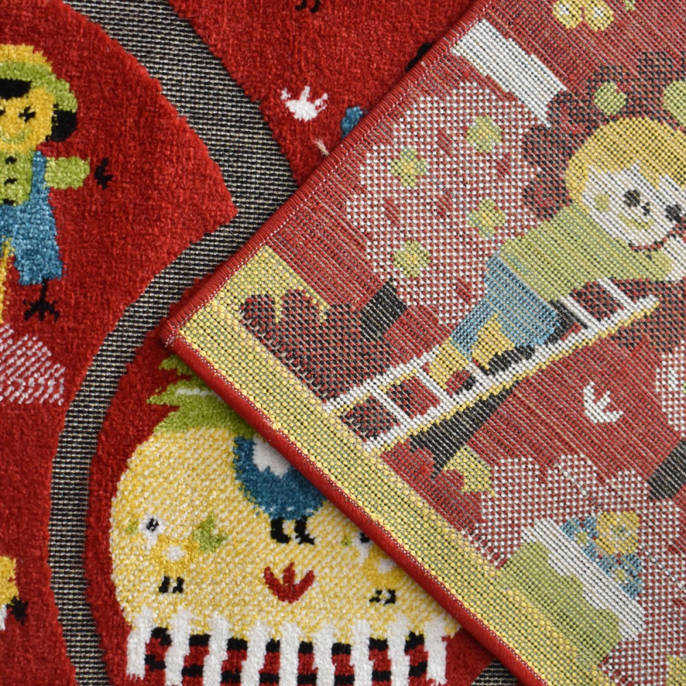 Παιδικό Χαλί 3D Farm Adventure N073A 200X250cm - Κόκκινο Παιδικό Χαλί 3D Farm Adventure N073A 200X250cm - Κόκκινο