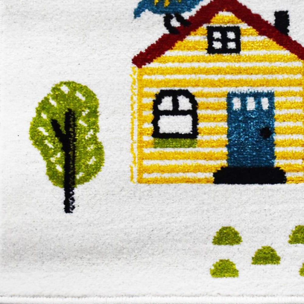  Παιδικό Χαλί 3D Farm Adventure P185A 200X250cm - Κρέμ