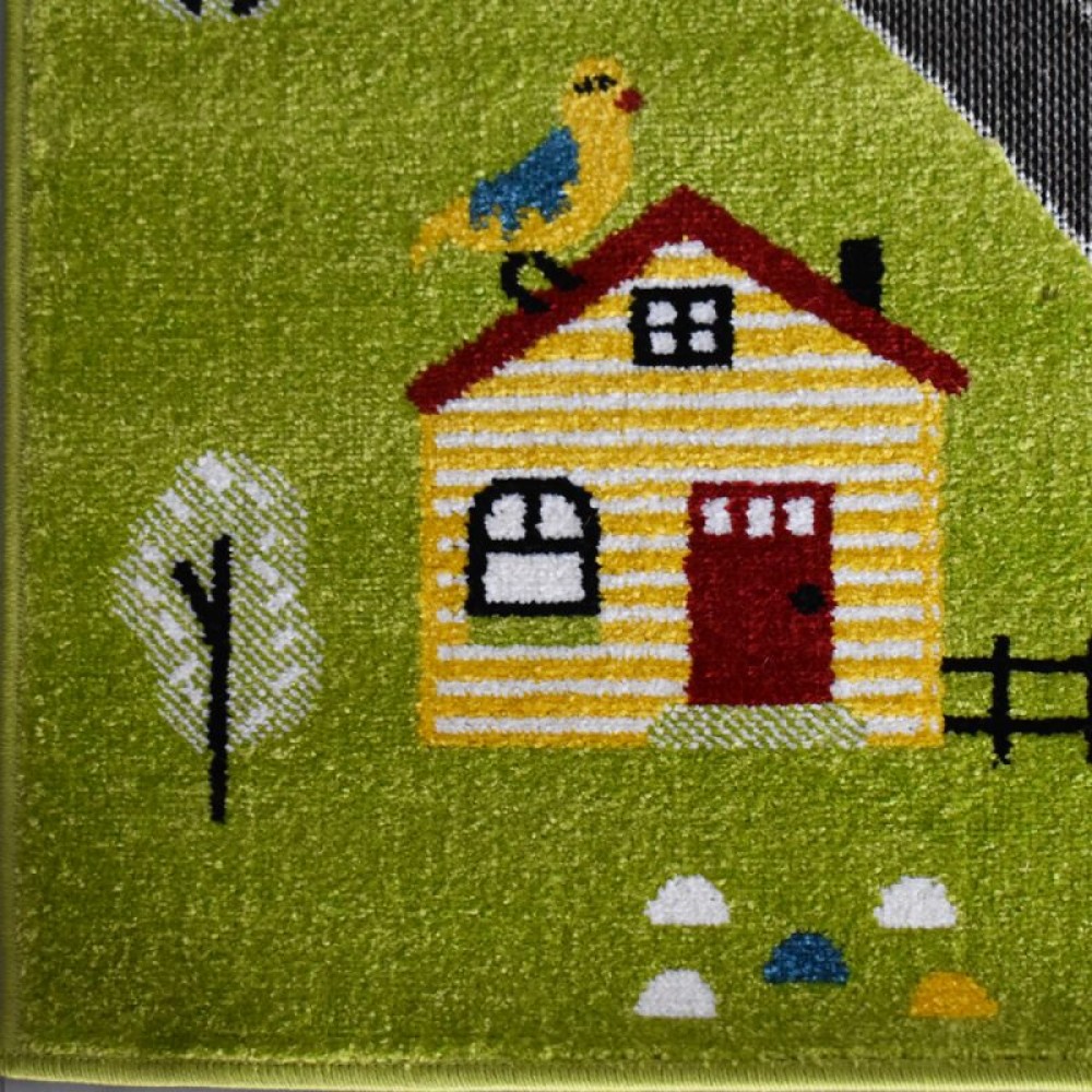 Παιδικό Χαλί-Πατάκι 3D Farm Adventure P185A 80X150cm - Πράσινο Παιδικό Χαλί-Πατάκι 3D Farm Adventure P185A 80X150cm - Πράσινο