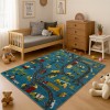 Παιδικό Χαλί-Πατάκι 3D FCity Adventure E188A 80X150cm - Μπλε Παιδικό Χαλί-Πατάκι 3D FCity Adventure E188A 80X150cm - Μπλε
