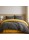 Υπέρδιπλη Σετ Παπλωματοθήκη IPC 200X220cm 4τμχ Ανθρακί-Κίτρινο DC-IPK-ANTYE