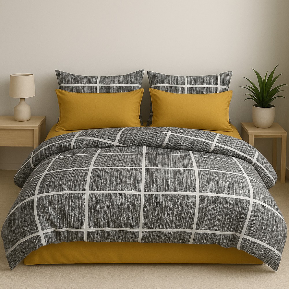 Υπέρδιπλη Σετ Παπλωματοθήκη Iokasti 220X240cm (4τμχ) DC157-240 Γκρι Υπέρδιπλη Σετ Παπλωματοθήκη Iokasti 220X240cm (4τμχ) DC157-240 Γκρι