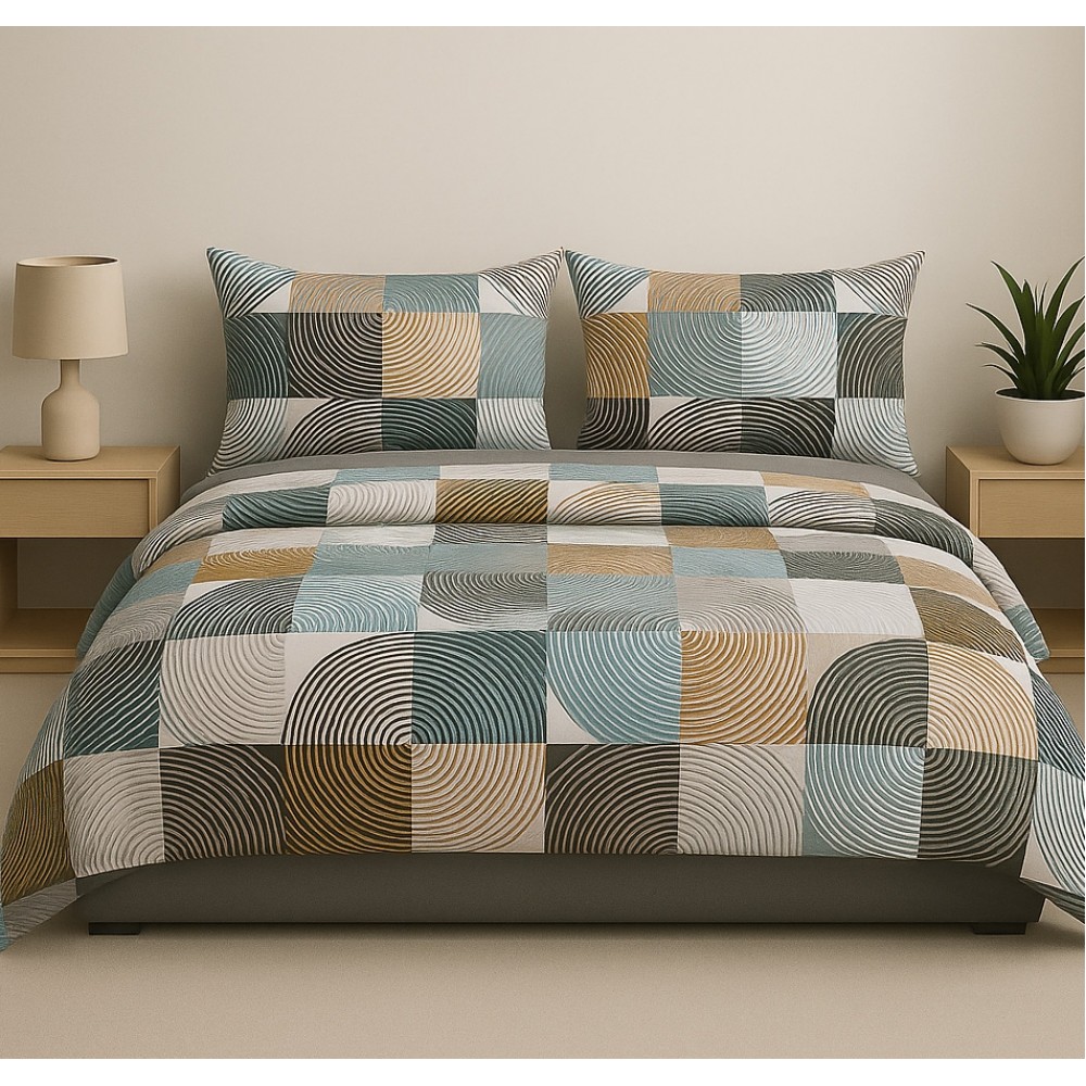 Υπέρδιπλη Σετ Παπλωματοθήκη Linthia 220X240cm 4τμχ DC5032-GR Υπέρδιπλη Σετ Παπλωματοθήκη Linthia 220X240cm 4τμχ DC5032-GR