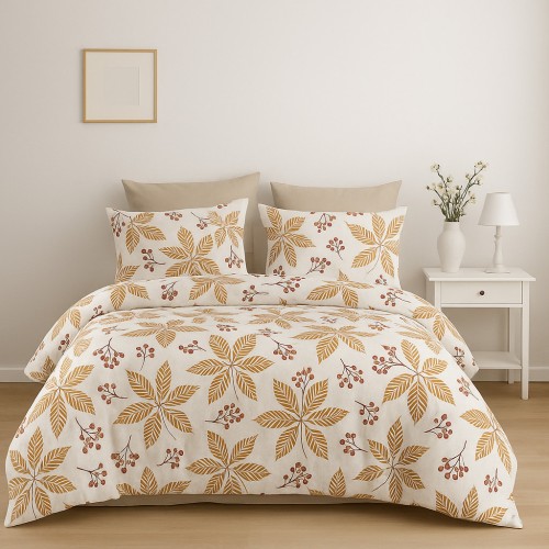 Υπέρδιπλη Σετ Παπλωματοθήκη Flora 220X240cm 4τμχ DC5060 Υπέρδιπλη Σετ Παπλωματοθήκη Flora 220X240cm 4τμχ DC5060