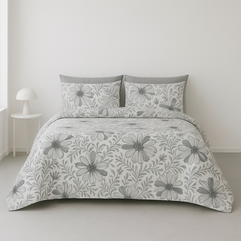 Υπέρδιπλη Σετ Παπλωματοθήκη Flora 220X240cm 4τμχ DC5073 Υπέρδιπλη Σετ Παπλωματοθήκη Flora 220X240cm 4τμχ DC5073