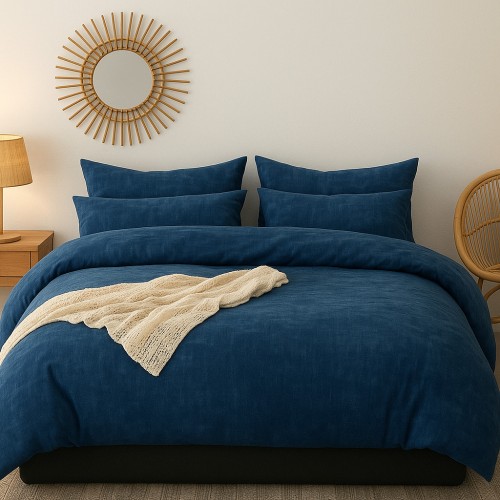 Μονή Σετ Παπλωματοθήκη Rain 160x240 Μπλέ DC5011-BLU Μονή Σετ Παπλωματοθήκη Rain 160x240 Μπλέ DC5011-BLU