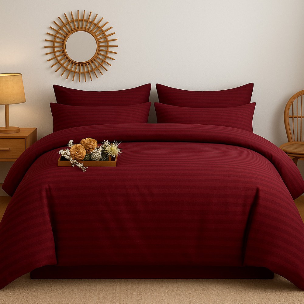 Υπέρδιπλη Σετ Παπλωματοθήκη Mariee Μπορντό 200X220cm 4τμχ DC6000-BUR Υπέρδιπλη Σετ Παπλωματοθήκη Mariee Μπορντό 200X220cm 4τμχ DC6000-BUR