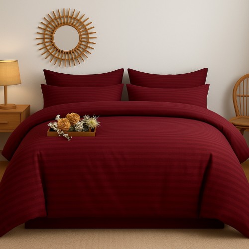 Υπέρδιπλη Σετ Παπλωματοθήκη Mariee Μπορντό 200X220cm 4τμχ DC6000-BUR Υπέρδιπλη Σετ Παπλωματοθήκη Mariee Μπορντό 200X220cm 4τμχ DC6000-BUR