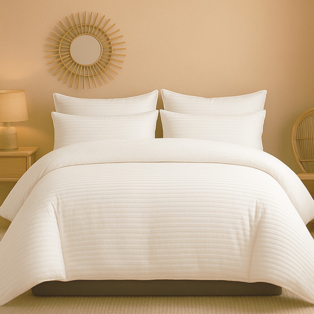 Υπέρδιπλη Σετ Παπλωματοθήκη Mariee Λευκό 200X220cm 4τμχ DC6000-WH Υπέρδιπλη Σετ Παπλωματοθήκη Mariee Λευκό 200X220cm 4τμχ DC6000-WH