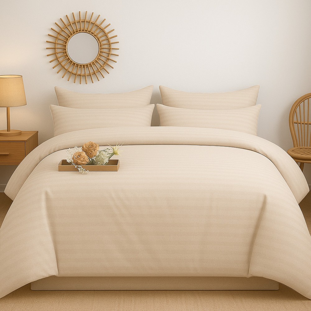 Υπέρδιπλη Σετ Παπλωματοθήκη Mariee Κρεμ 200X220cm 4τμχ DC6000-CR Υπέρδιπλη Σετ Παπλωματοθήκη Mariee Κρεμ 200X220cm 4τμχ DC6000-CR