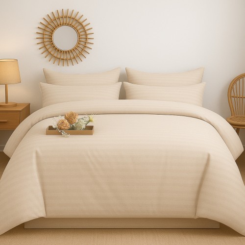 Υπέρδιπλη Σετ Παπλωματοθήκη Mariee Κρεμ 200X220cm 4τμχ DC6000-CR Υπέρδιπλη Σετ Παπλωματοθήκη Mariee Κρεμ 200X220cm 4τμχ DC6000-CR