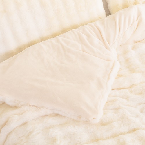 Μονή Σετ Έξυπνη Παπλωματοθήκη γούνινη Rabbit Fur Bubble (2τμχ) 160x220cm DCS-100-IV Ιβουάρ Μονή Σετ Έξυπνη Παπλωματοθήκη γούνινη Rabbit Fur Bubble (2τμχ) 160x220cm DCS-100-IV Ιβουάρ