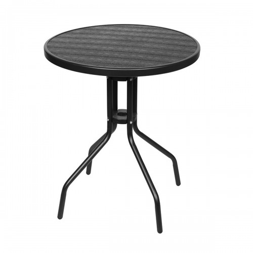 Τραπέζι Στρογγυλό Πολυπροπυλένιο 60×60×69cm Retzo TB021-BLC Μαύρο
