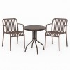 Set (3pcs) Table with 2 Chairs 60x60x70 Everest GRD543-RETZO-BR Brown Set (3pcs) Table with 2 Chairs 60x60x70 Everest GRD543-RETZO-BR Brown