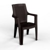 Set (3pcs) Table with 2 Chairs 60x60x70 Rania GRDRANIA-RETZO-BR Brown