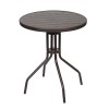 Set (3pcs) Table with 2 Chairs 60x60x70 Everest GRDEVEREST-RETZO-BR Brown Set (3pcs) Table with 2 Chairs 60x60x70 Everest GRDEVEREST-RETZO-BR Brown