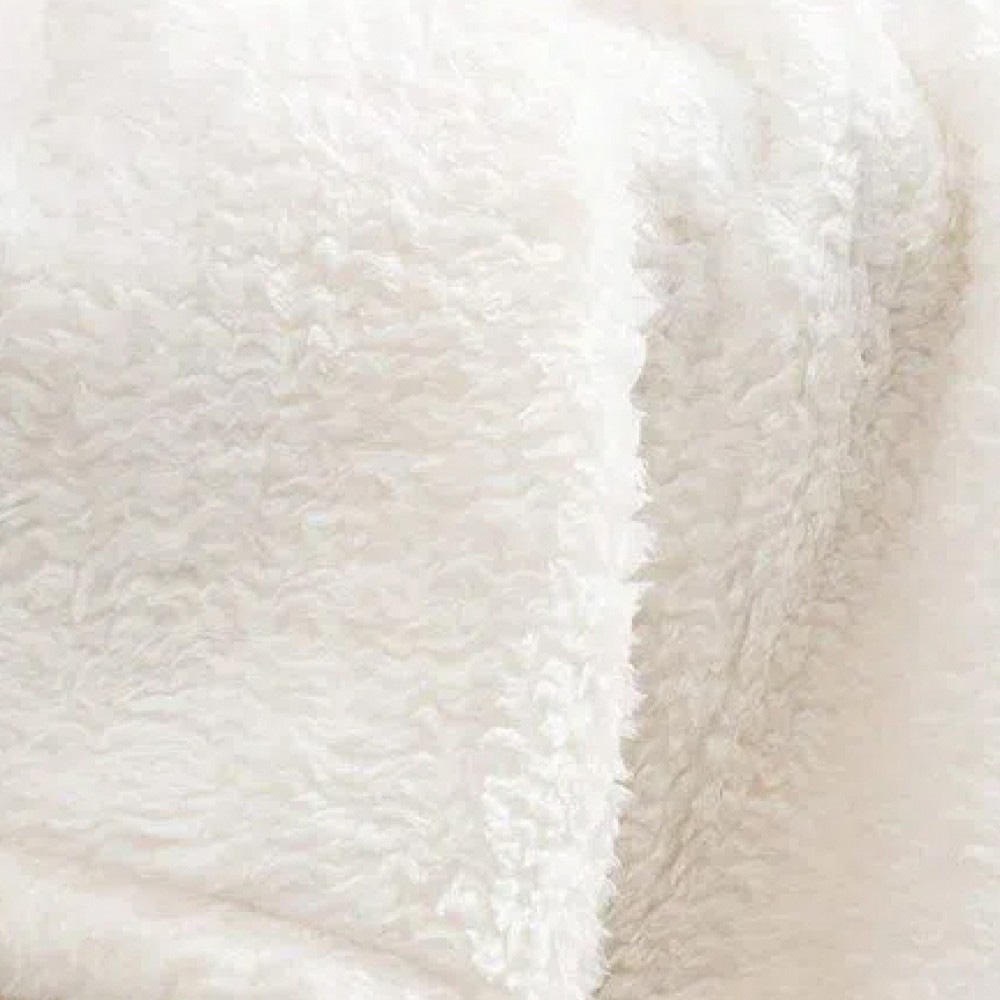 Υπέρδιπλο Κουβερτοπάπλωμα Flannel Plush Διπλής όψης 220x240 Q418-ANT Ανθρακί