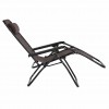 Siena Αναδιπλούμενη Πολυθρόνα - Ξαπλώστρα Χαλάρωσης Πολλαπλών Θέσεων CH-C2015 Μαύρο - Καφέ