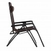Siena Αναδιπλούμενη Πολυθρόνα - Ξαπλώστρα Χαλάρωσης Πολλαπλών Θέσεων CH-C2015 Μαύρο - Καφέ