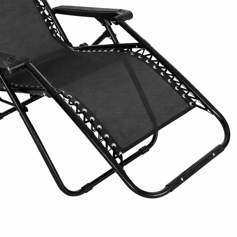 Siena Αναδιπλούμενη Πολυθρόνα - Ξαπλώστρα Χαλάρωσης Πολλαπλών Θέσεων CH-C2015 Μαύρο 