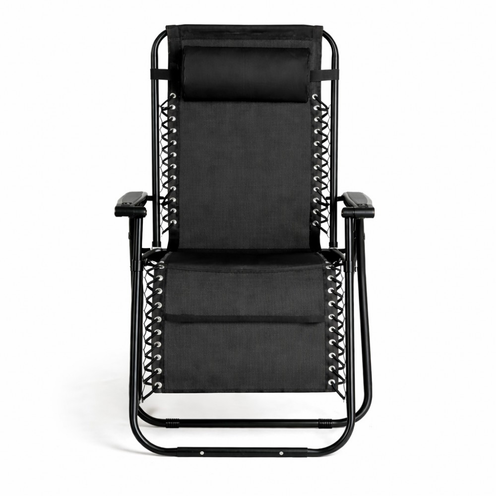 Siena Αναδιπλούμενη Πολυθρόνα - Ξαπλώστρα Χαλάρωσης Πολλαπλών Θέσεων CH-C2015 Μαύρο 