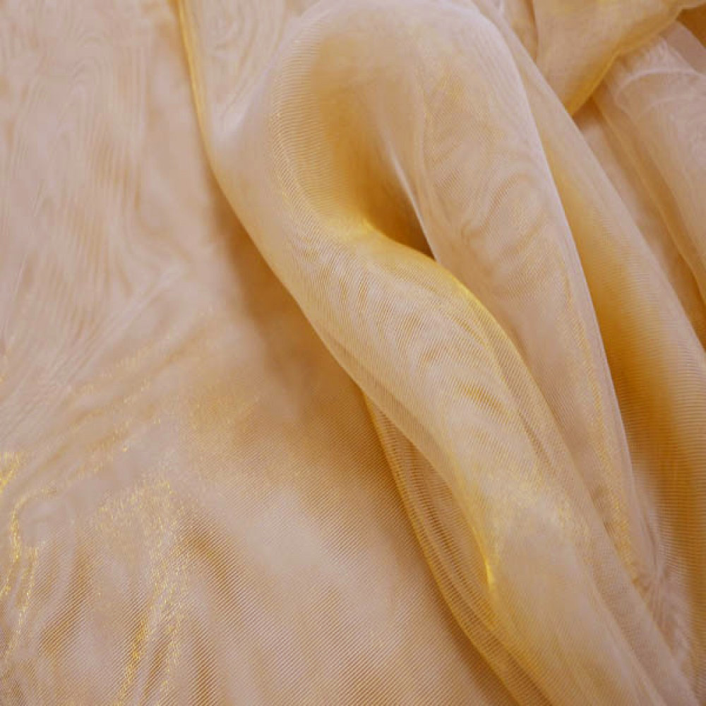 Curtains ready stitched organze beige-yellow KE 69 (280X300cm)