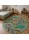 Στρογγυλό Παιδικό Χαλί-Πατάκι 3D Happy Safari K41-ROUND-GRN-160 160X160cm - Λαδί