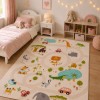 Παιδικό Χαλί-Πατάκι 3D Happy Safari K41-BG-140 140X200cm - Πούδρα