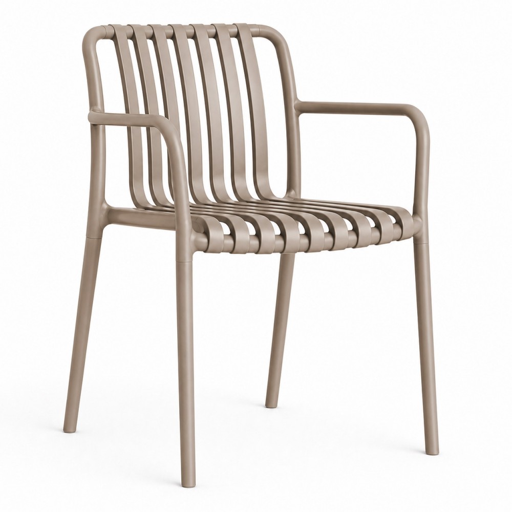 Πολυθρόνα - Καρέκλα Πολυπροπυλένιου με Αποσπώμενα Πόδια Moda 51x57x78cm Βιζόν CH549-VZ