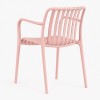 Πολυθρόνα - Καρέκλα Πολυπροπυλένιου με Αποσπώμενα Πόδια Moda 51x57x78cm Ροζ CH549-PN