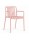 Πολυθρόνα - Καρέκλα Πολυπροπυλένιου με Αποσπώμενα Πόδια Moda 51x57x78cm Ροζ CH549-PN