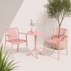 Σετ (3τμχ) Τραπέζι με 2 Καρέκλες Στρογγυλό 60x60x75 Moda GRD549-ROUND-PN Ροζ