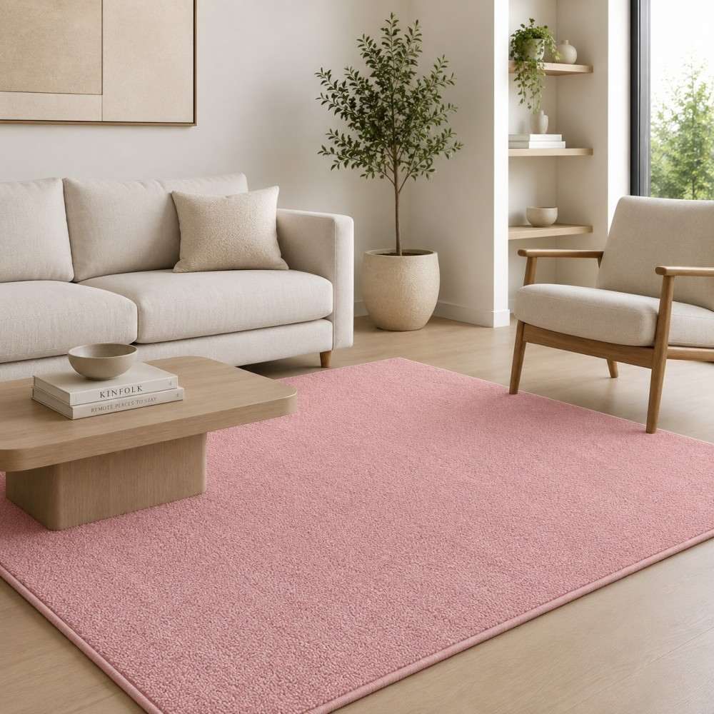 Γούνινο Χαλί Deluxe Μονόχρωμο Ροζ PST004-PN-240 240x300cm Γούνινο Χαλί Deluxe Μονόχρωμο Ροζ PST004-PN-240 240x300cm