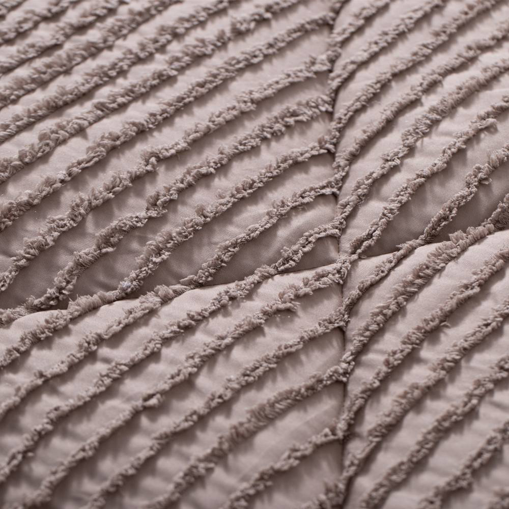 1 + 1 Δώρο Υπέρδιπλο Σετ Πάπλωμα 3τμχ Ruffles 220X240cm Μόκα (220X240cm) QLS-D-BR