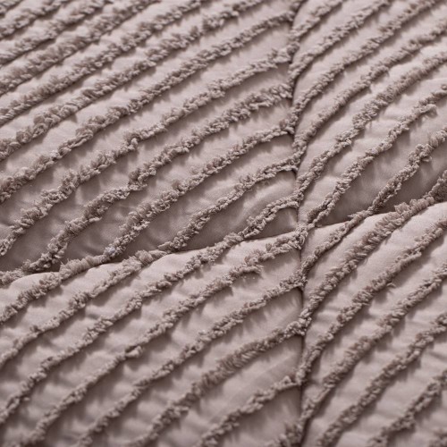 1 + 1 Δώρο Μονό Σετ Πάπλωμα 2 τμχ Ruffles Μόκα (160X220cm) QLS-S-BR