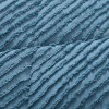 1 Υπέρδιπλο + 1 Μονό Δώρο Σετ Πάπλωμα Ruffles 220X240cm Πετρόλ (220X240cm) QLS-DS-BLU