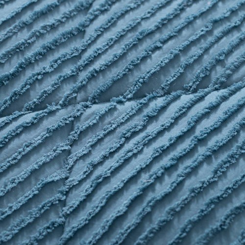 1 Υπέρδιπλο + 1 Μονό Δώρο Σετ Πάπλωμα Ruffles 220X240cm Πετρόλ (220X240cm) QLS-DS-BLU