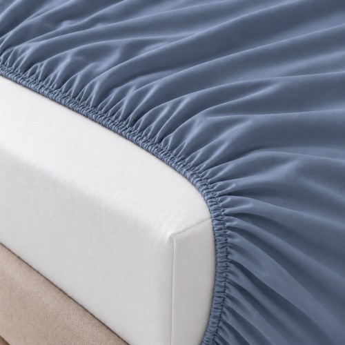 Μονό Σεντόνι μεμονωμένο με λάστιχο 100x200cm Pocket Μπλε SF15-BLU-S