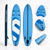 Σανίδα SUP Φουσκωτή Santo Marine 320x76x15cm Γαλάζιο με Κουπί SP003
